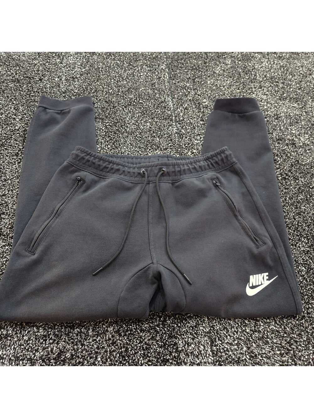Vintage Y2K Nike Blue tag Men's tech Fleece Sweatpants Black 804862-010 Medium